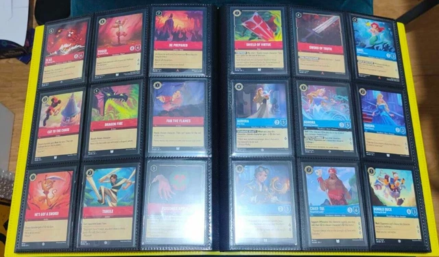 Lot Complet Lorcana Chapitre 1 & 2 VF - 408 Cartes (Foil Et No Foil) 1ère Édition