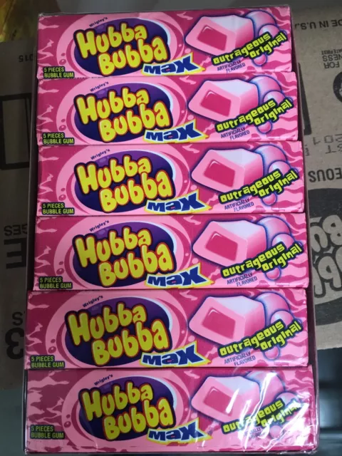 6 x Wrigley´s Hubba Bubba Chewing Gum Rolls Fancy Fruit 336g New from  Germany