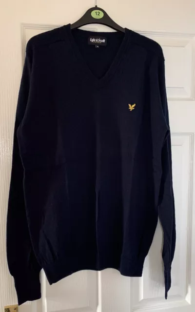 Men’s Lyle and Scott merino wool jumper  Pullover Size xl