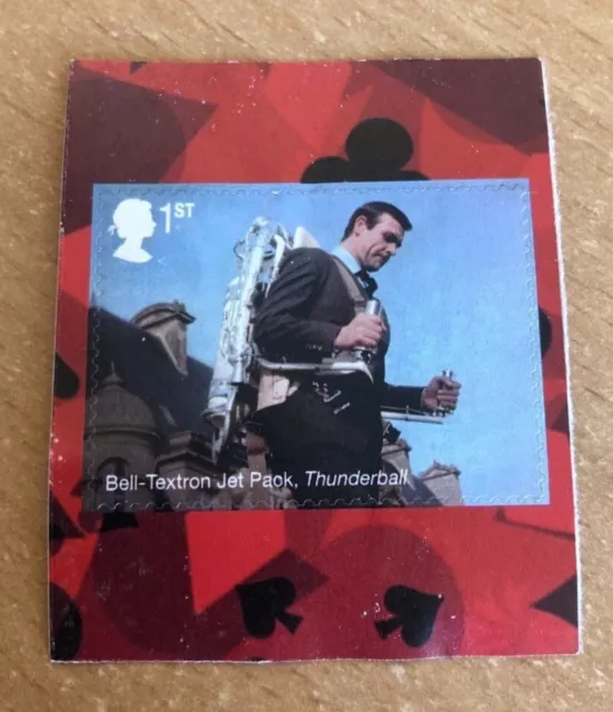 JAMES BOND SEAN Connery Bell-Textron Jet Pack Thunderball Postage Stamp ...