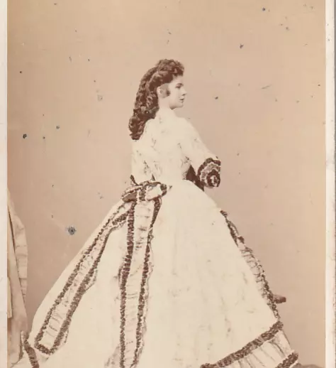 Photo L Angerer Wien Cdv  Sissi Imperatrice D'autriche Elisabeth