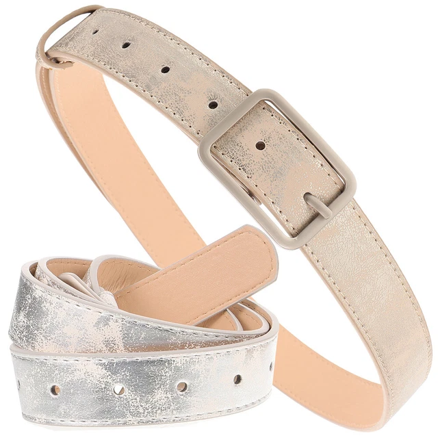 2 pezzi cintura donna glitter cintura vita cintura in pelle cintura decorativa in vita
