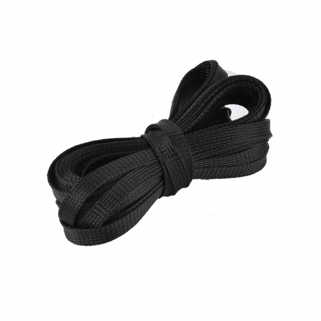 Sleeving nylon tressé extensible Faisceau câble 8,8m Long 10mm Large