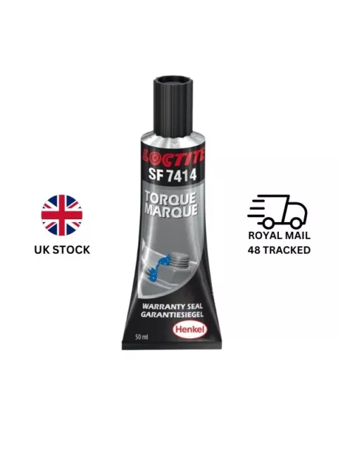 Loctite SF 7414 Blue Thread lock Sealant Warranty Seal Torque Marque , 50 ml |UK