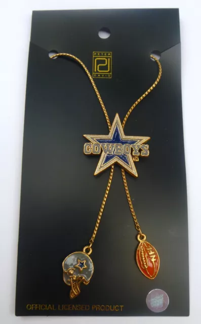 NFL Team Bolero Logo Charm Necklace NFL Licensed Jewelry Pick Your Team