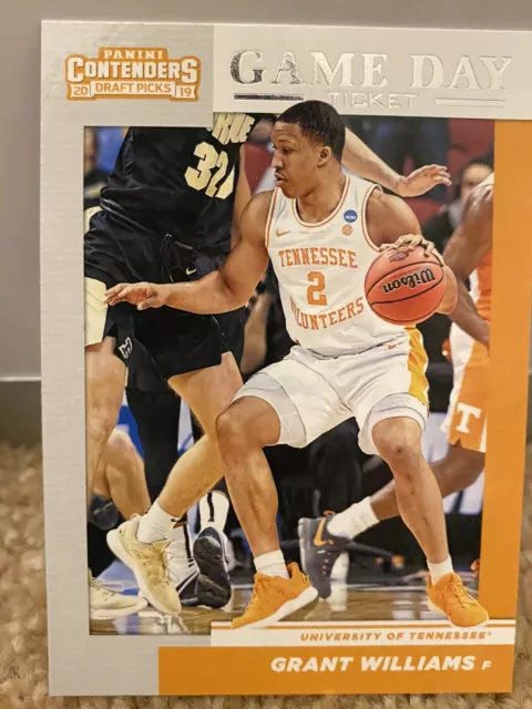 2019-20 Contenders Draft Picks Basketball Game Day Ticket #25 Grant Williams