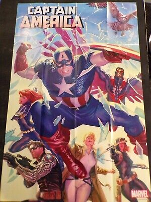 Captain America by Alex Ross 2020 24" x 36" Folded Marvel Comics Promo Poster