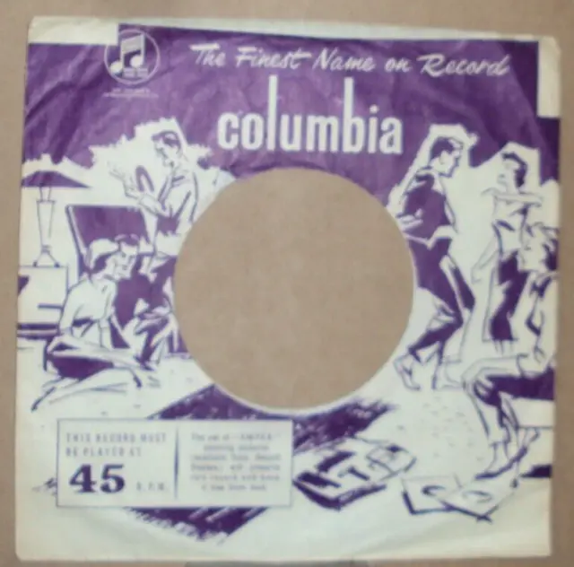"Columbia","Company Sleeve",Original","45rpm","7inch","Record",Vintage,,} )));0>