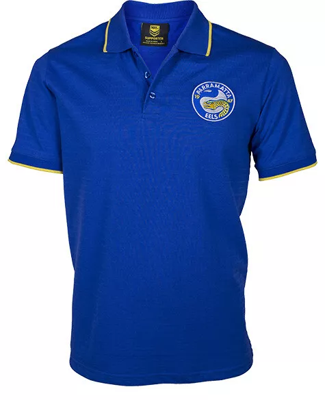 Parramatta Eels NRL Classic Core Polo Shirt Size S-5XL! 7