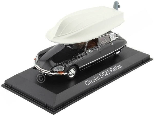 1973 Citroen DS21 Pallas Negro Con Barca 1:43 Norev 157072