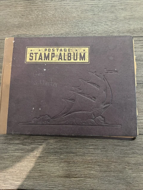 Postage Stamp Album Vintage 1935