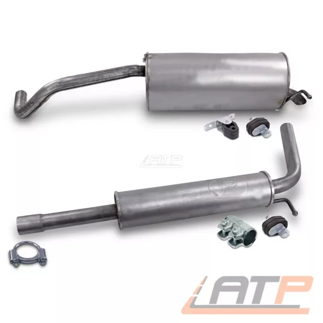 Schalldämpfer Set Für Seat Ibiza 6L 6J Skoda Fabia 6Y 54 Vw Polo 9N 1.4 16V Fsi