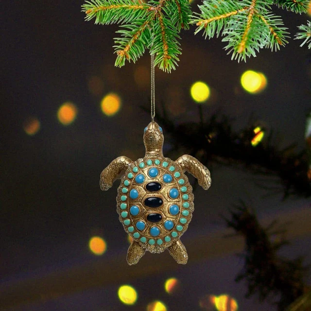 Comfy Hour Under The Sea Collection Resin Ocean Wild Animal Turtle Christmas 3