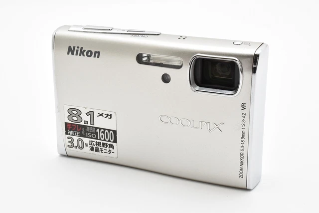 NIKON COOLPIX S51 Vintage Digital Camera 8.1MP 3x Optical