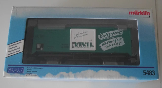 Märklin 5412 – Wagon Marchandises Eberspächer – Échelle 1 (Spur 1) – Occasion – Comme Neuf