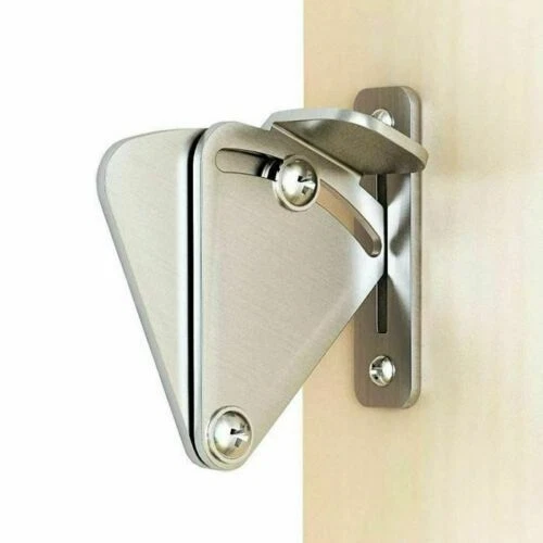 4X Stainless Steel Lock for Sliding Barn Door Wood Door Latch Door Hardware Kit