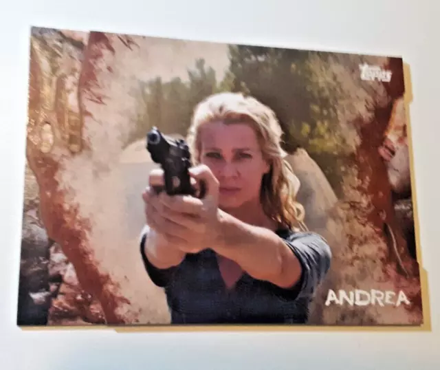 The Walking Dead Survival Box 2016 Topps SP Variation Rotten 19/25 Andrea a4e NM