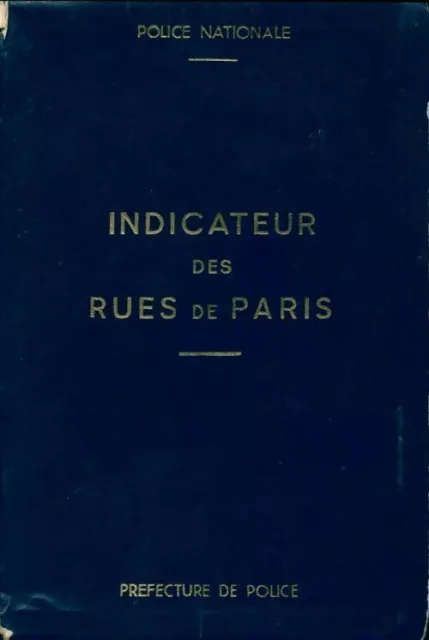 2467086 - Indicateur des rues de banlieue de Paris police nationale - Collectif