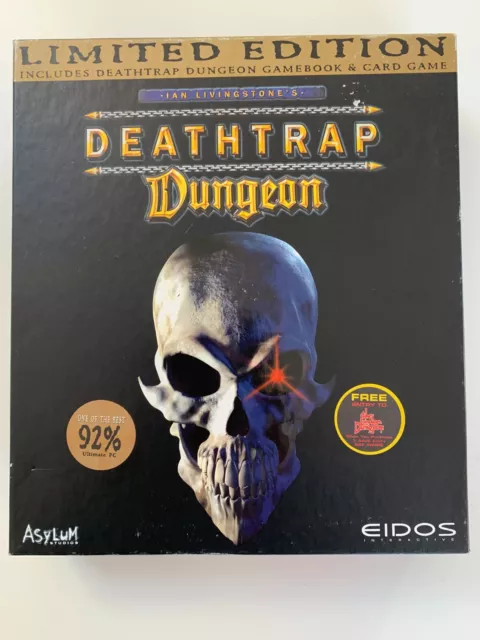 DEATHTRAP DUNGEON (LIMITED EDITION inc. Game Book & Card Game) PC CD-ROM BIG BOX