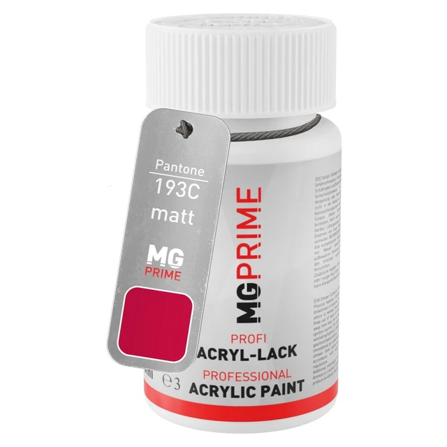Pantone 193C Red matt Lackstift 50 ml schnelltrocknend