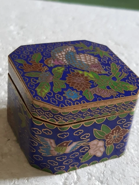 Stylo Bille Vintage Chinois – Argent Sterling Et émail Cloisonné – Style Asiatique Rétro