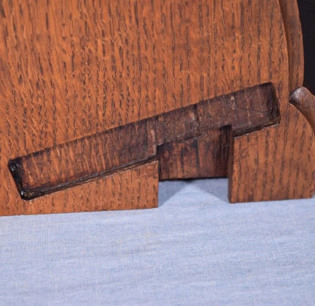 *Pair of Gothic Carved Architectural Panels/Trim in Solid Oak Wood Salvage 9