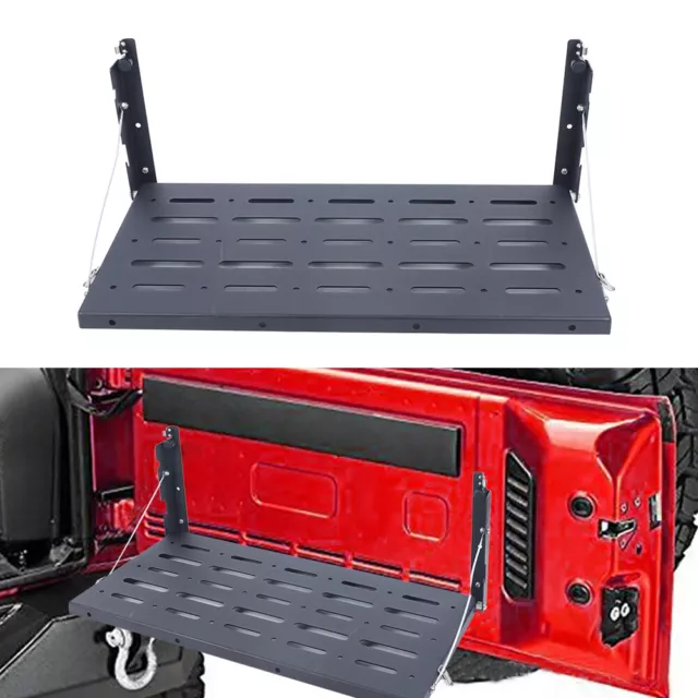 Mesa trasera plegable para Jeep Wrangler JK, escotilla trasera, portaequipajes