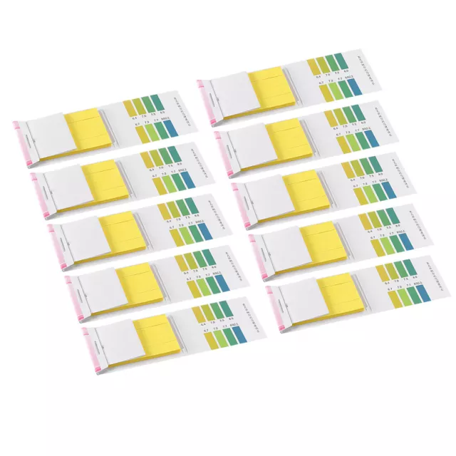 Papel tornasol, indicador 6.4-8.0 Tira de prueba de PH 10pzs