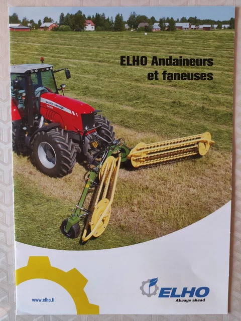 Ehlo Rake TRACTEUR ANDAINEUR ELHO Prospectus Rake Brochure Schwader Prospekt £3. ...
