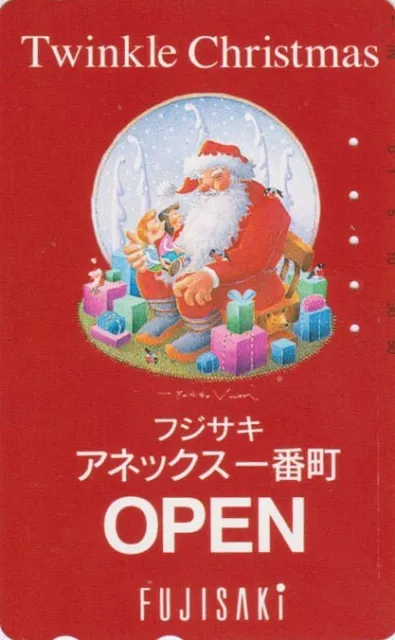 Télécarte JAPON - PERE NOEL - TWINKLE CHRISTMAS SANTA CLAUS JAPAN phonecard