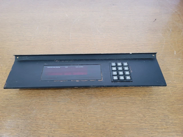 NSM Wall Mount Jukebox Display Control Selection Button Panel Keypad UNTESTED