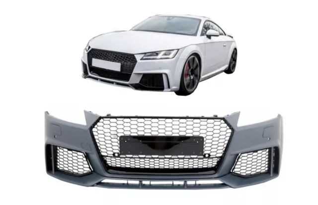 Pare-chocs pour Audi TT 8S Mk3 14+ RS Look Grille Extension lèvre