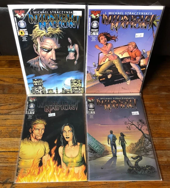 Midnight Nation Lot of  4 Top Cow Comic Books