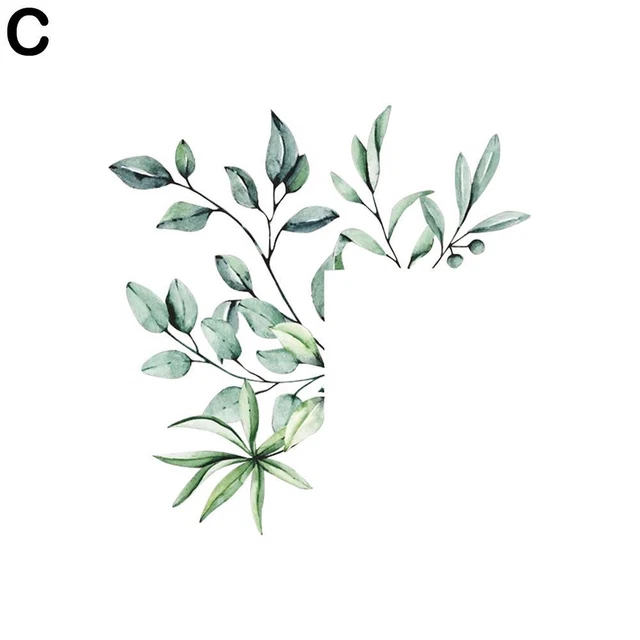 KG178 Long Lasting Wall Mural Flower Switch Wall Decorative Sticker Self-adhe >υ