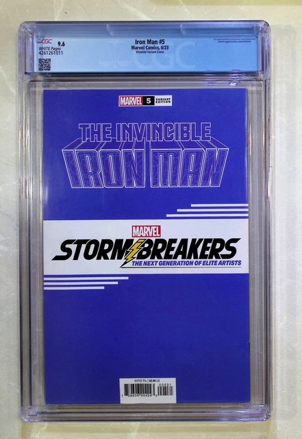 Invincible Iron Man #5 (2023 Marvel Comics) Federico Vicentini Variant CGC 9.6 2