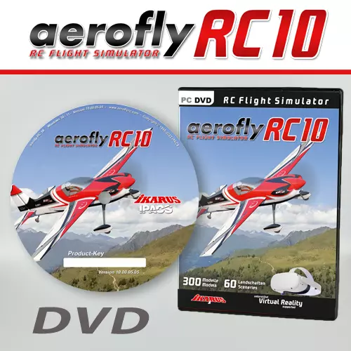 aeroflyRC10 auf DVD für Win 8.1/10/11