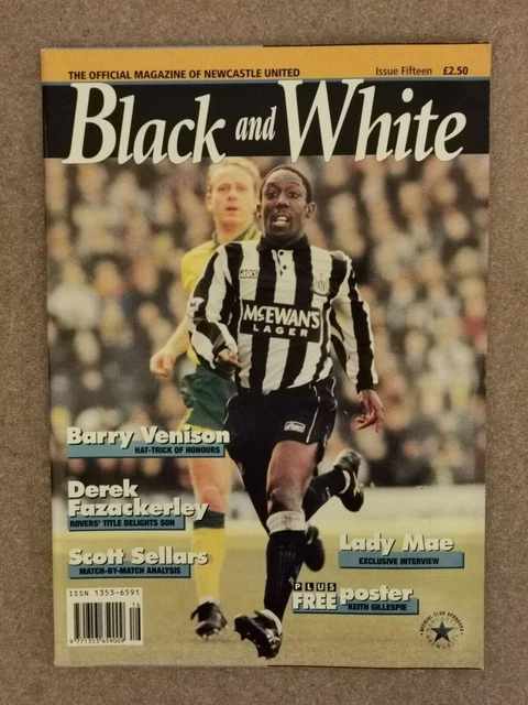 Fanzine calcio in bianco e nero Newcastle United / rivista - vari numeri