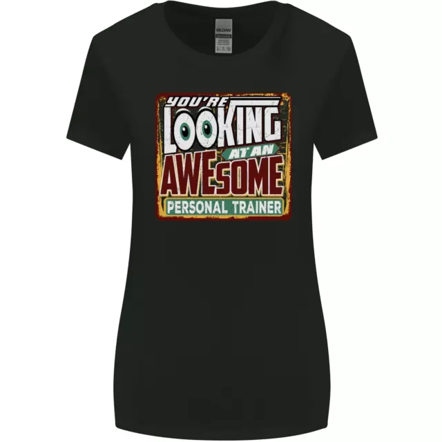 Looking A Un Stupenda Personal da Ginnastica Donna più Ampia Taglio T-Shirt