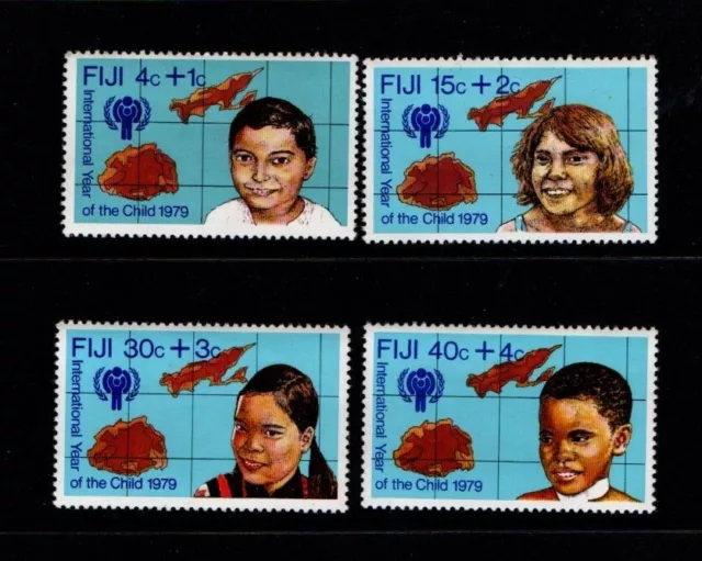 Fiji  1979 Year of the Child . Set of 4 stamps . Mint Unhinged .