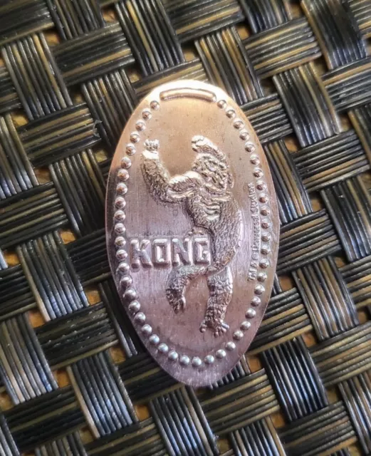 Universal Studios Theme Park King Kong Elongated Penny Press Coin Rare