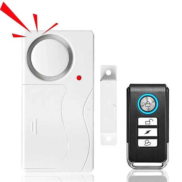 ALARM DOOR CHIME Sensor Wireless Alert Bell Entrance Business