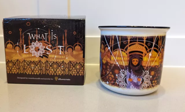 Illumicrate December 2020 rosiethorns88 "What is Lost" Mug (Daevabad trilogy)