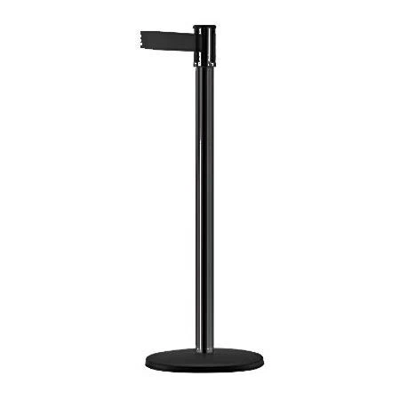 Tensator 890U-33-B9 Black Tensabarrier Post