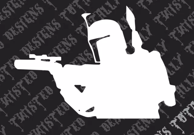 Star Wars Boba Fett vinyl decal sticker car truck empire darth vader jedi yoda