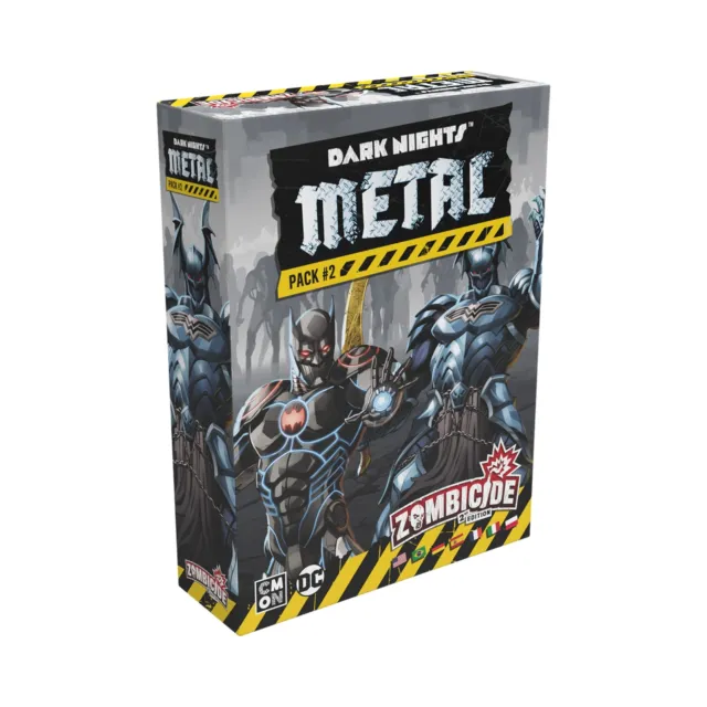 CMON Zombicide Dark Nights Metal Pack #2   Set of Justice League Miniatures Comp