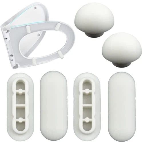 TOILET WC SEAT Buffer Set Toilet Seat Bumper Noise Dampening Bumpers