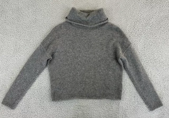 Standard James Perse Cashmere Turtleneck Sweater Womens 0 Gray