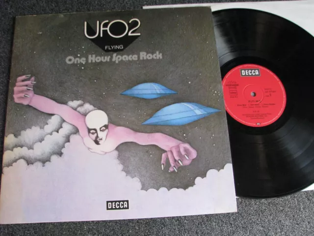 UFO-U.F.O.-Flying-One Hour Space Rock LP-1971 Germany-DECCA-SLK 16 726 P