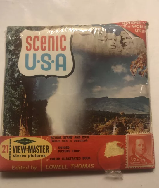 Scenic USA Viewmaster Reel Set SEALED