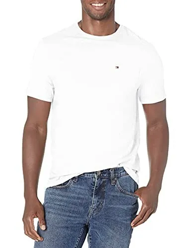 Tommy Hilfiger Men's Essential Classic Pocket T-Shirt White, 2XL